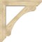 Ekena Millwork Legacy Slat Rough Sawn Bracket w/ Offset Brace, Douglas Fir, 8"W x 44"D x 44"H BKT0806X44X44LEC06RDF - alternate 4